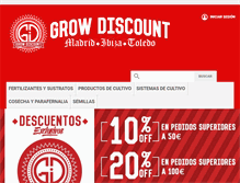 Tablet Screenshot of grow-discount.com